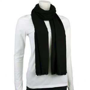 Love Quote Designer Scarf, Black Designer scarve